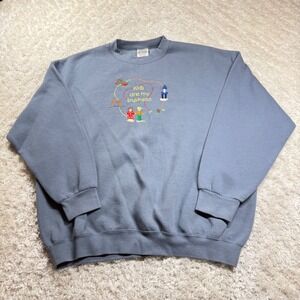 Vintage Sweatshirt XXL Bwear Kids are my Business Embroidered teacher School